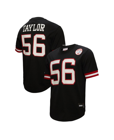 Mitchell & Ness Men's  Lawrence Taylor Black New York Giants Retired Player Name & Number Mesh Top In Black