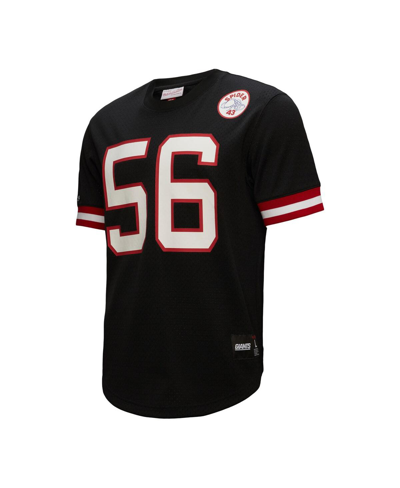 Mitchell & Ness Men's  Lawrence Taylor Black New York Giants Retired Player Name & Number Mesh Top In Black