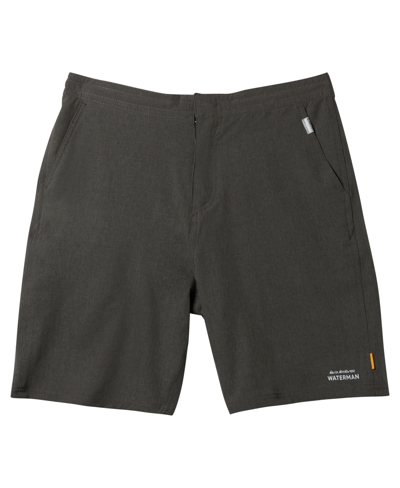 Quiksilver Waterman Men's Suva Amphibian 20" Hybrid Shorts In Dark Gray Heather