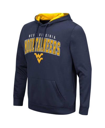 Colosseum Men's  Navy West Virginia Mountaineers Resistance Pullover Hoodie In Navy