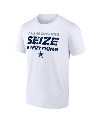 Fanatics Branded  White Dallas Cowboys Seize Everything T-shirt In White