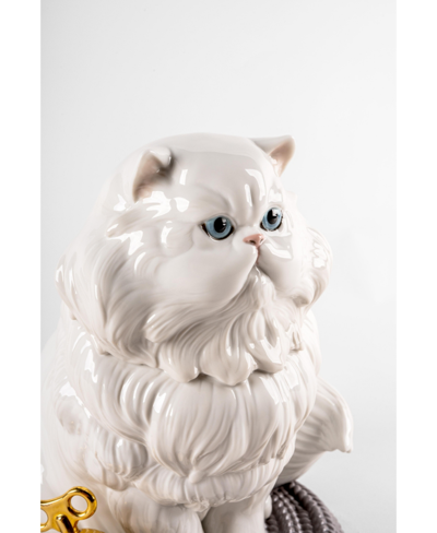 Lladrò Persian Cat Figurine In Multi