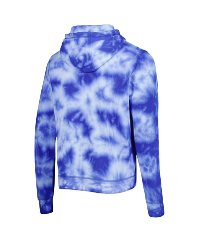 New Era Royal Los Angeles Rams Team Tie-dye Pullover Hoodie In Royal
