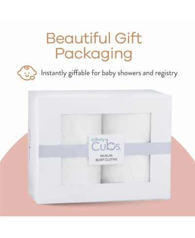 Comfy Cubs Muslin Burp Cloths, Pack Of 6 In Sage