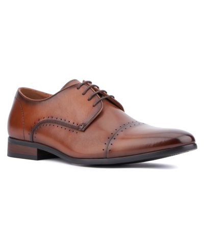 Shop Vintage Foundry Co Men's Ferdinand Dress Oxford Shoes In Cognac