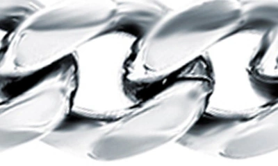 Blackjack Cuban Link Necklace In Silver