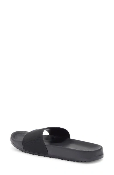 Shop Tommy Hilfiger Slide Sandal In Black