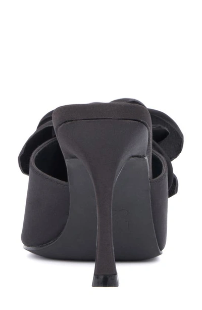 New York And Company Women's Gardenia Heel Slide In Black