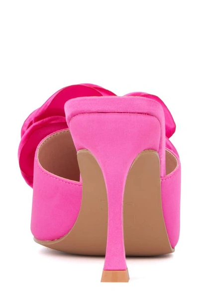 New York And Company Women's Gardenia Heel Slide In Vivid Berry