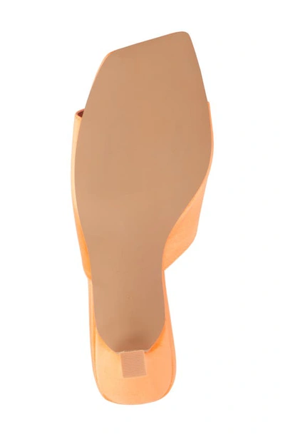 New York And Company Women's Gardenia Heel Slide In Orange Sorbet