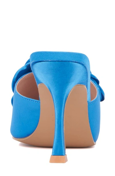 New York And Company Women's Gardenia Heel Slide In Vivid Blue