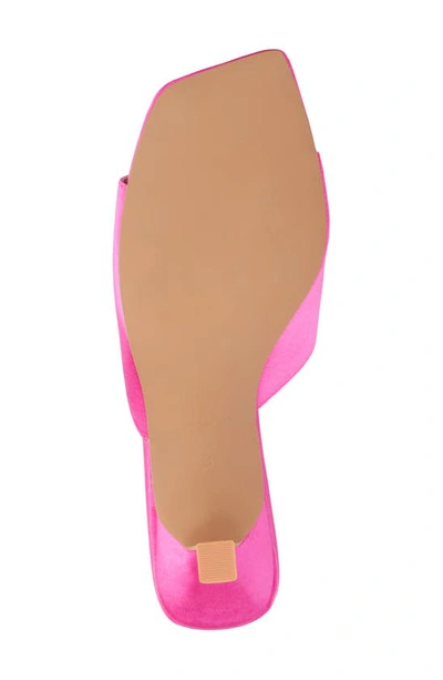 New York And Company Women's Gardenia Heel Slide In Vivid Berry