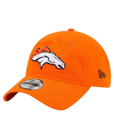 Shop New Era Men's  Orange Denver Broncos Distinct 9twenty Adjustable Hat