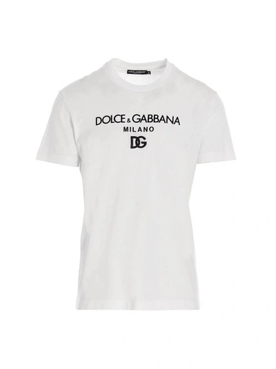 Shop Dolce & Gabbana Dg Essential T-shirt In White