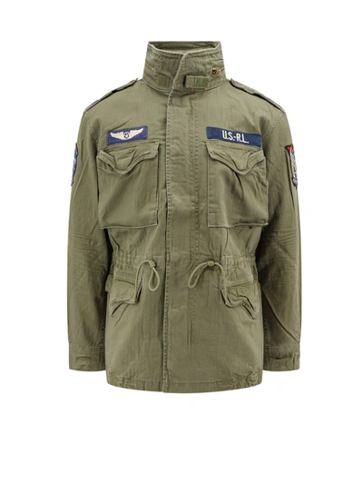 Shop Polo Ralph Lauren Canvas Jacket With Adjustable Drawstring