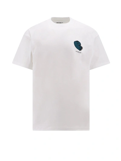 Shop Carhartt Cotton T-shirt With C Diagram Print