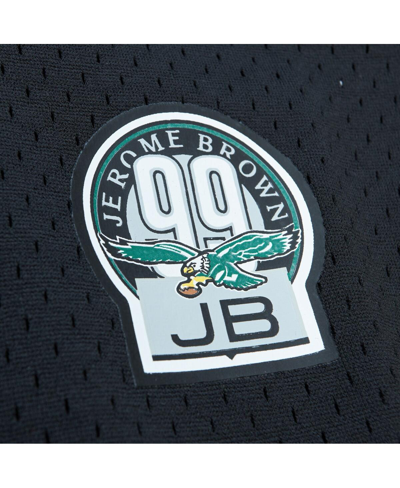 Mitchell & Ness Men's  Randall Cunningham Black Philadelphia Eagles Retired Player Name & Number Mesh In Black