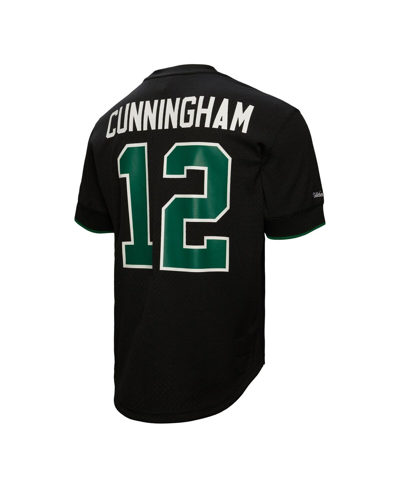 Mitchell & Ness Men's  Randall Cunningham Black Philadelphia Eagles Retired Player Name & Number Mesh In Black