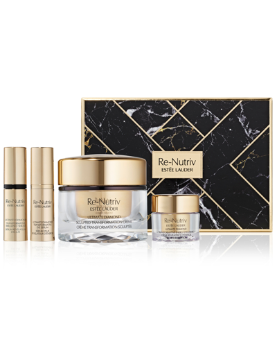 Shop Estée Lauder 4-pc. Re-nutriv Ultimate Diamond Face Skincare Set In No Color