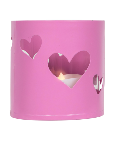 Northlight Set Of 4 Love Valentine's Day Candle Holders, 2.75" In Pink