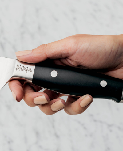 Ninja Foodi Neverdull German Stainless Steel Premium System Chef Knife Sharpener Set In Black