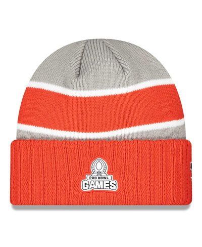 Shop New Era Men's  Gray Cincinnati Bengals 2024 Nfl Pro Bowl Cuffed Knit Hat