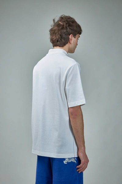 Shop Burberry Cotton Polo Shirt