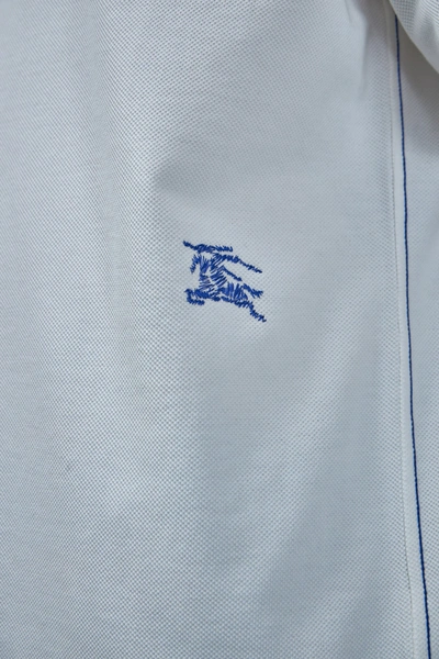 Shop Burberry Cotton Polo Shirt