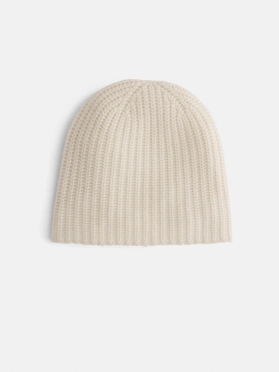 Alex Mill Cashmere Beanie In Chalk
