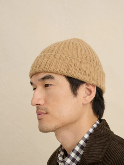 Alex Mill Cashmere Beanie In Light Camel