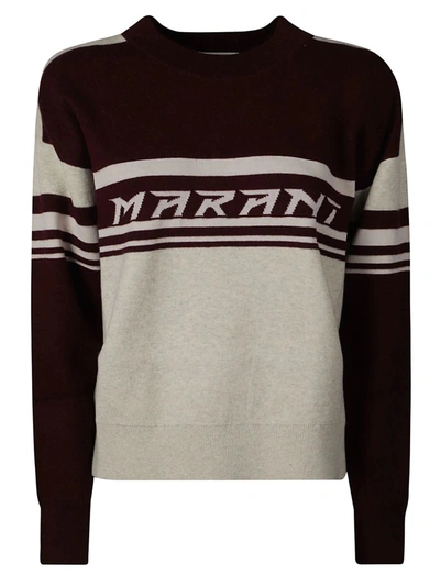 Shop Isabel Marant Sweaters In Darkplum