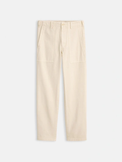 Shop Alex Mill Neil Pant In Herringbone In Ecru