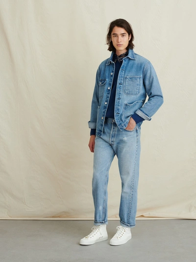 Shop Alex Mill Work Jacket In Vintage Wash Denim