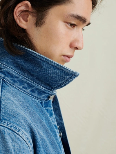 Alex Mill Work Jacket In Vintage Wash Denim Vintage Wash In Blue