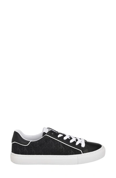 Shop Calvin Klein Charli Logo Low Top Sneaker In Black