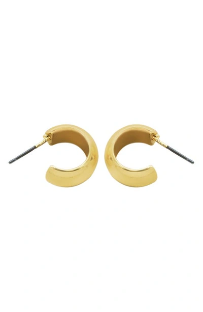Shop Panacea Chunky Hoop Earrings In Gold