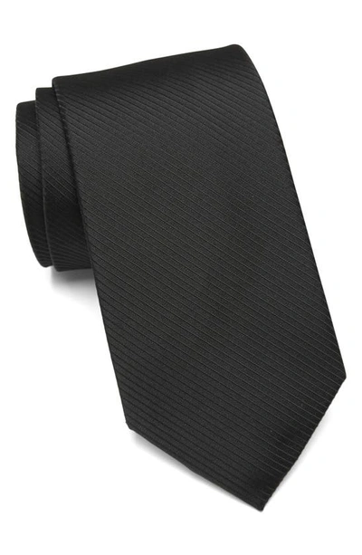 Shop Calvin Klein King Cord Solid Tie In Black