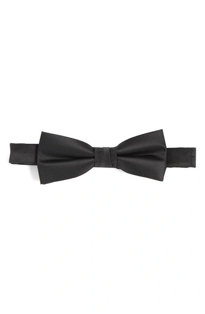 Shop Calvin Klein Uni Pre-tied Bow Tie In Black