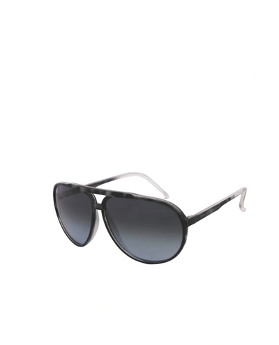 Remo Tulliani Smooth Sunglasses In Blue Tortoise/ash Lens In Multi