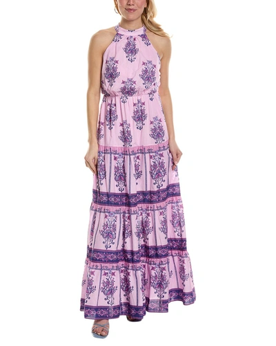 Shop Garrie B Amberta Maxi Dress In Purple