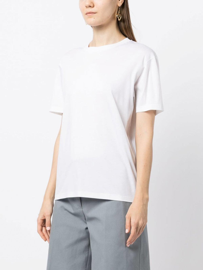 Shop Jil Sander Crew-neck T-shirt In White