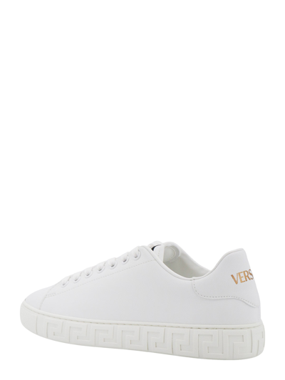 Versace Greca Eco Leather In White