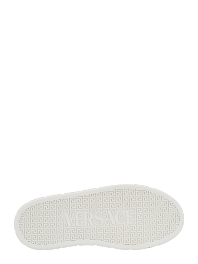 Versace Greca Eco Leather In White