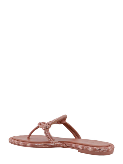 Shop Tory Burch Suede Sandals In Nude & Neutrals