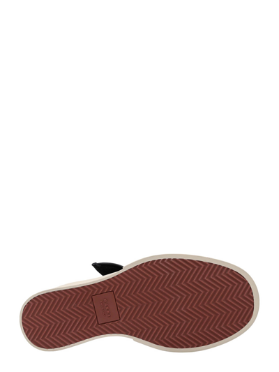 Marni Pablo Mary Jane Nappa Leather Sneakers In Black