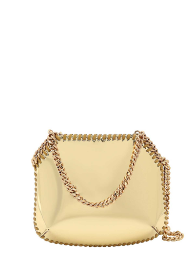 Shop Stella Mccartney Mirrored Alter Mat Bag Logo Charm In Gold