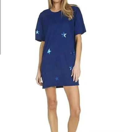 Shop Michael Lauren Star Dress In Blue