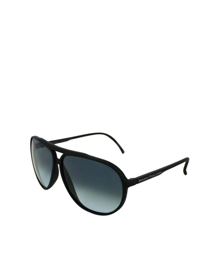 REMO TULLIANI SMOOTH SUNGLASSES IN MATTE BLACK/ASH LENS 