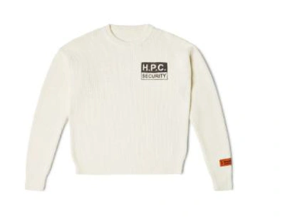 Shop Heron Preston Sweaters In Ivory/black