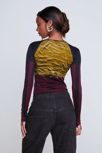 Ho23 Long Sleeve Tee In Cheimises In Rouge